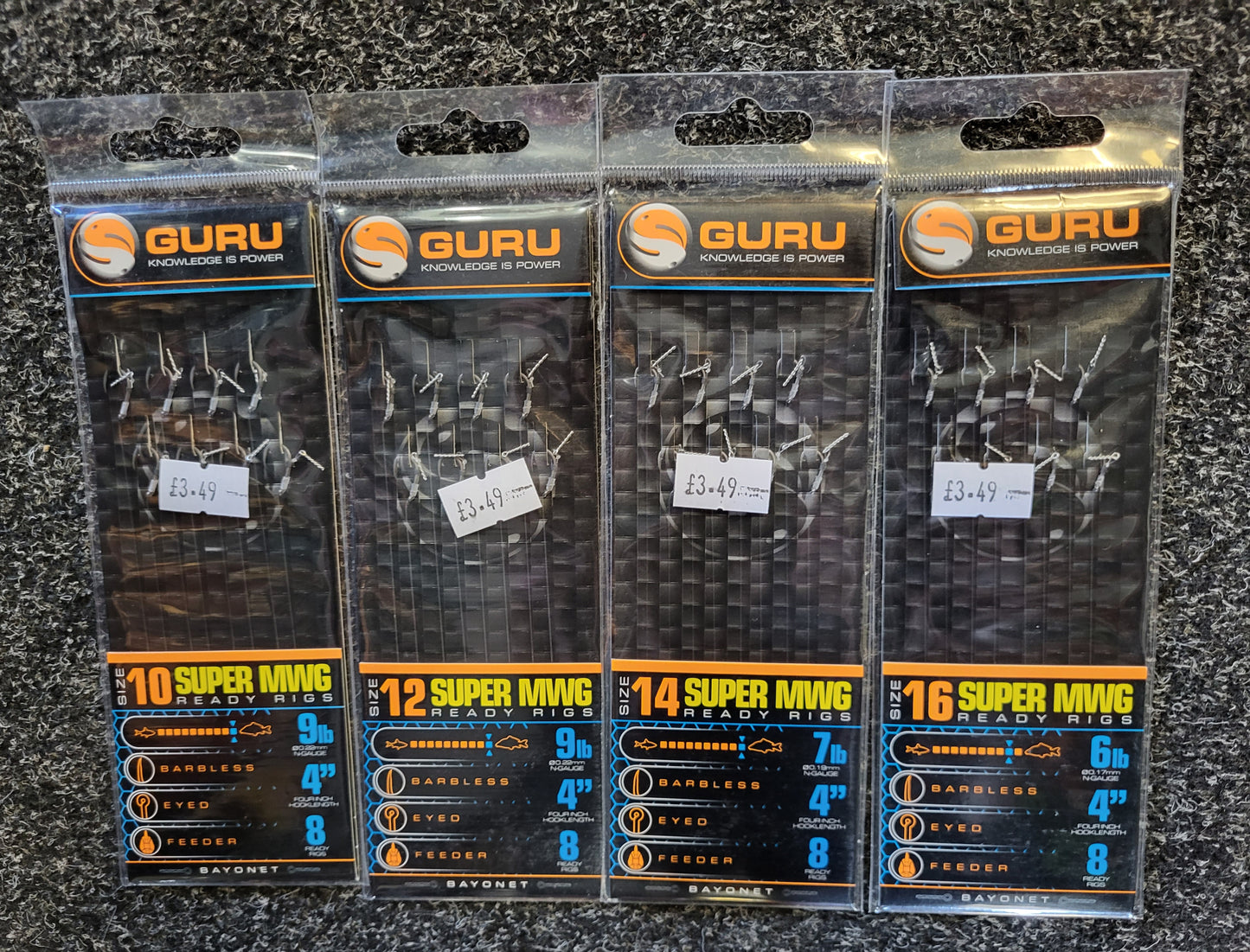 Guru Bayonet Rig 4' Size 16
