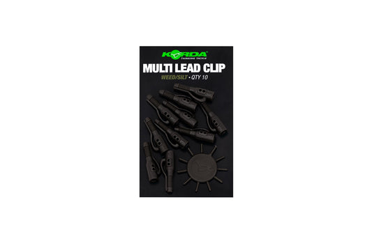 Korda Multi Lead Clips Weed/Silt