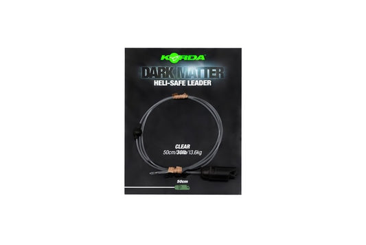 Korda - Dark Matter Leader Heli-Safe Clear 30lb 1m