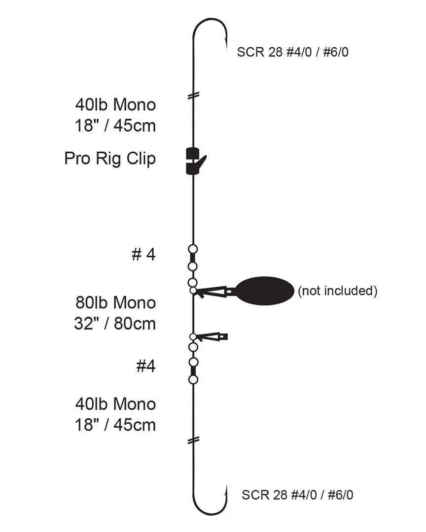Cox & Rawle Cod Rig 4/0