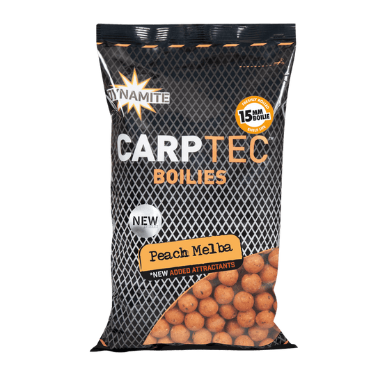 Carptec Peach & Melba 15mm Boilies