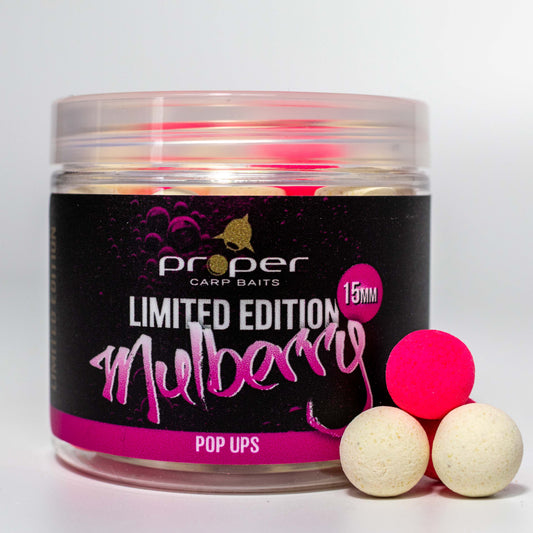 Proper Carp Baits Limited Edition Mulberry 15mm Pop Up