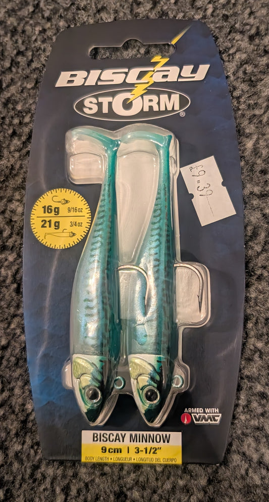 Biscay Storm Minnow 9-16G Mackerel Green