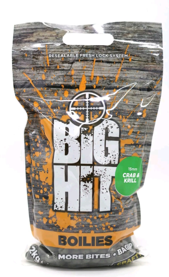 Big Hits 15mm Boilies Crab & Krill
