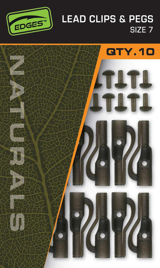 Fox Natural Size 7 Lead Clips & Pegs