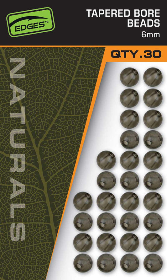 Fox Naturals 6mm Tapered Bore Beads x30