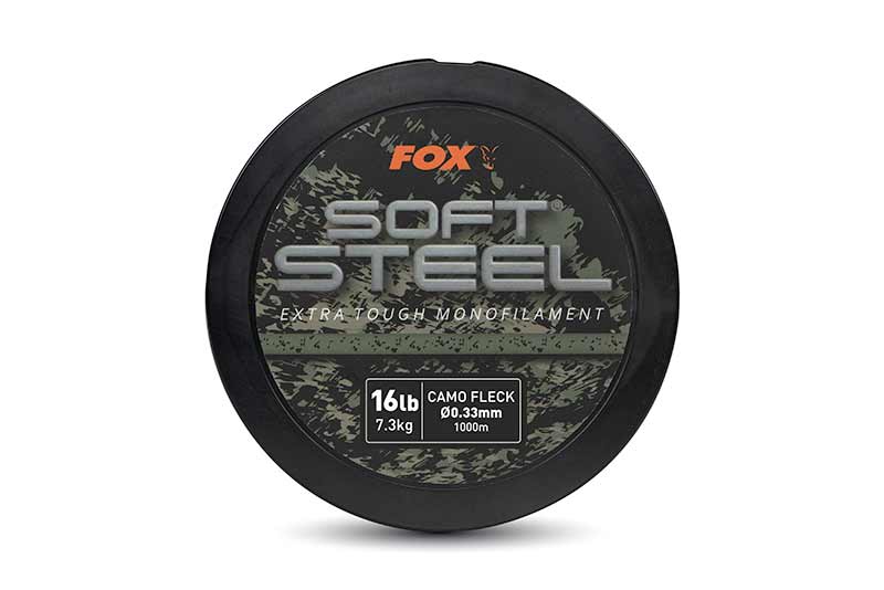 Fox Soft Steel Fleck Camo Mono 16lb (7.3kg) 0.33mm x 1000m