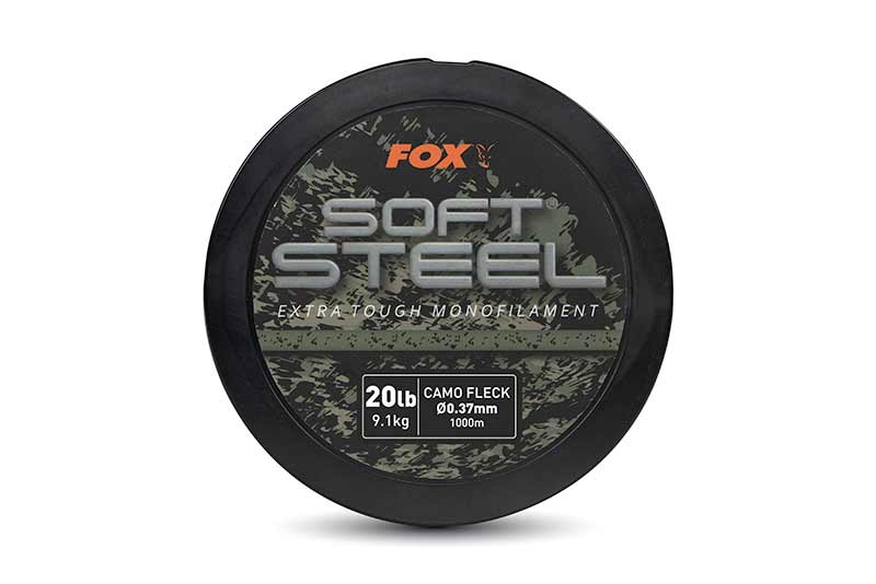 Soft Steel Fleck Camo Mono 20lb (9.1kg) 0.37mm x 1000m