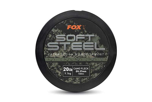 Soft Steel Fleck Camo Mono 20lb (9.1kg) 0.37mm x 1000m
