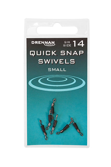 Drennan Quick Snap Swivels Size Small 14