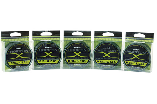 Matrix Horizon® X Sinking Mono 8lb - 0.20mm