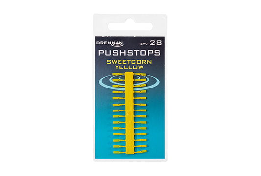 Drennan Push Stops Sweetcorn Yellow