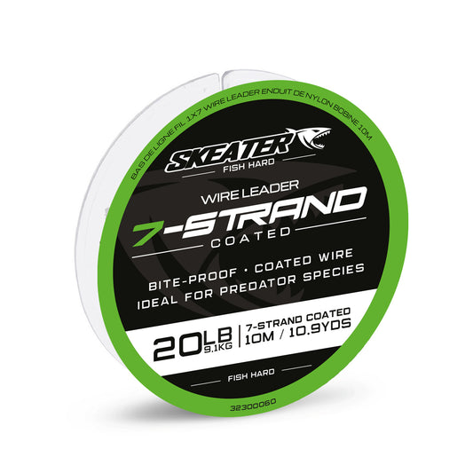 Skeater Wire Leader 7-Strand Coated. 30lb 10m Spool