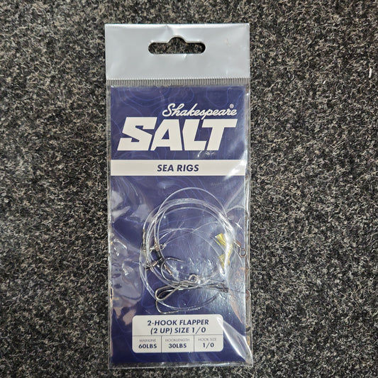 Shakespeare Salt 2 Hook Flapper 2Up Size 1/0