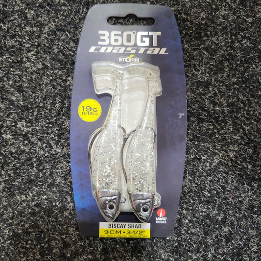 Strom 360GT Coastal Biscay Shad 9cm ( Sliver Glitter )