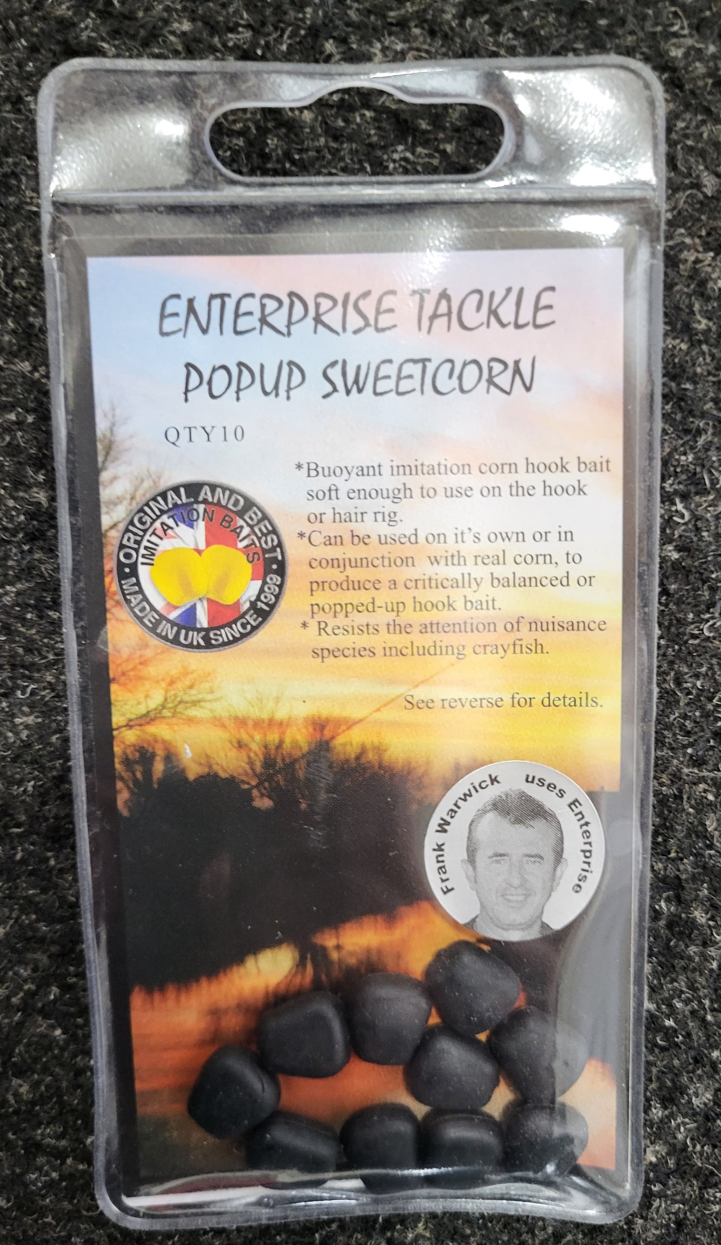 EnterPrise Tackle Imitation Pop Sweetcorn Black