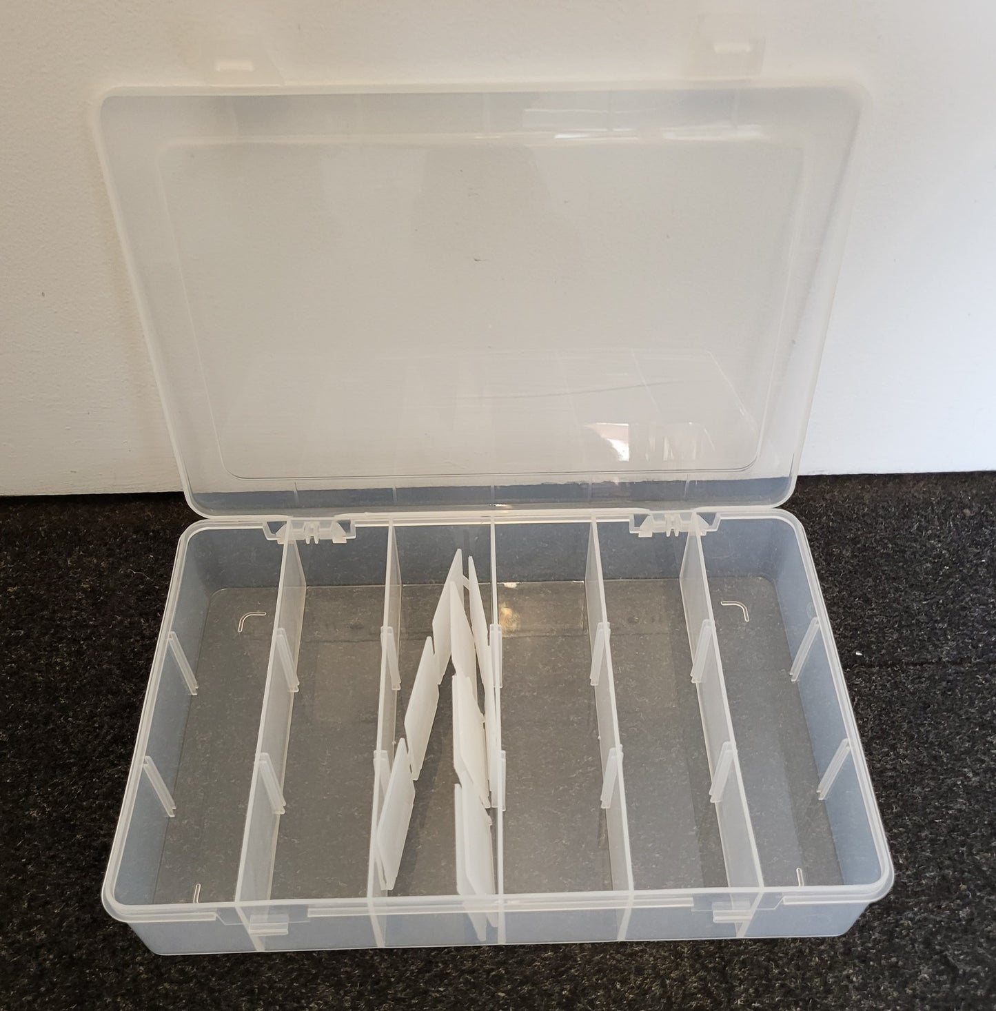 Medium Clear Plastic Tackle Box