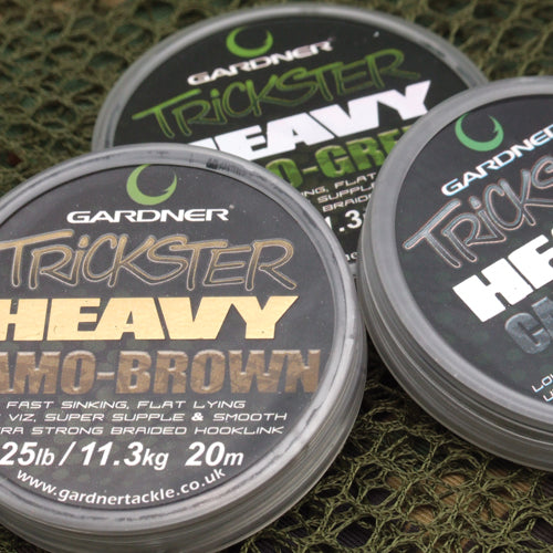 Tresse Pêche CAMO-CORE ACE - 20lb / 9.1kg, 20m, Hooklink Silt, Neuve