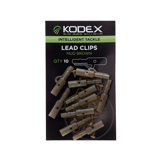 Kodex Lead Clips Mud Brown