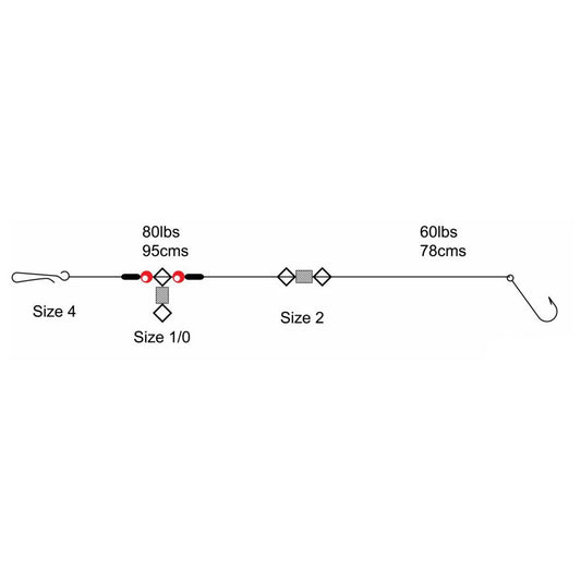 Tronixpro Pulley Rig. Size 1/0
