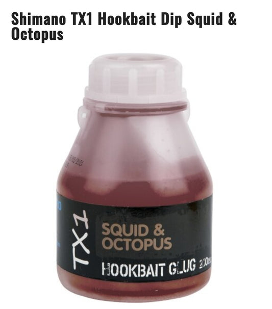 Shimano TX1 Squid and Octopus Hookbait Glug 200ml