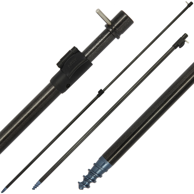 NGT 38' Storm Pole - Extendable Aluminium Storm Pole with T Bar