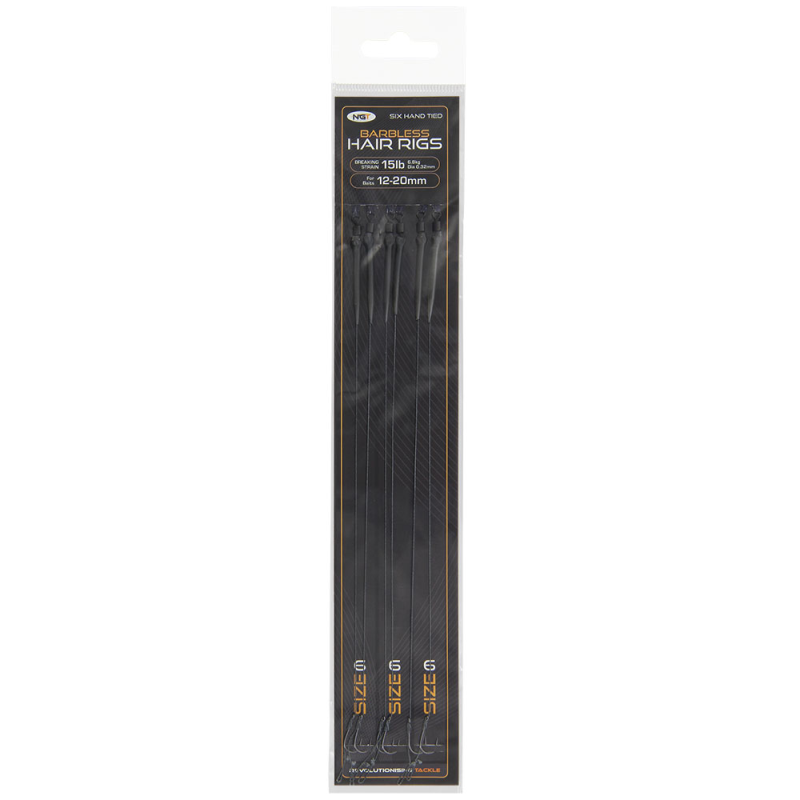 6 PACK HAIR RIGS BARBLES