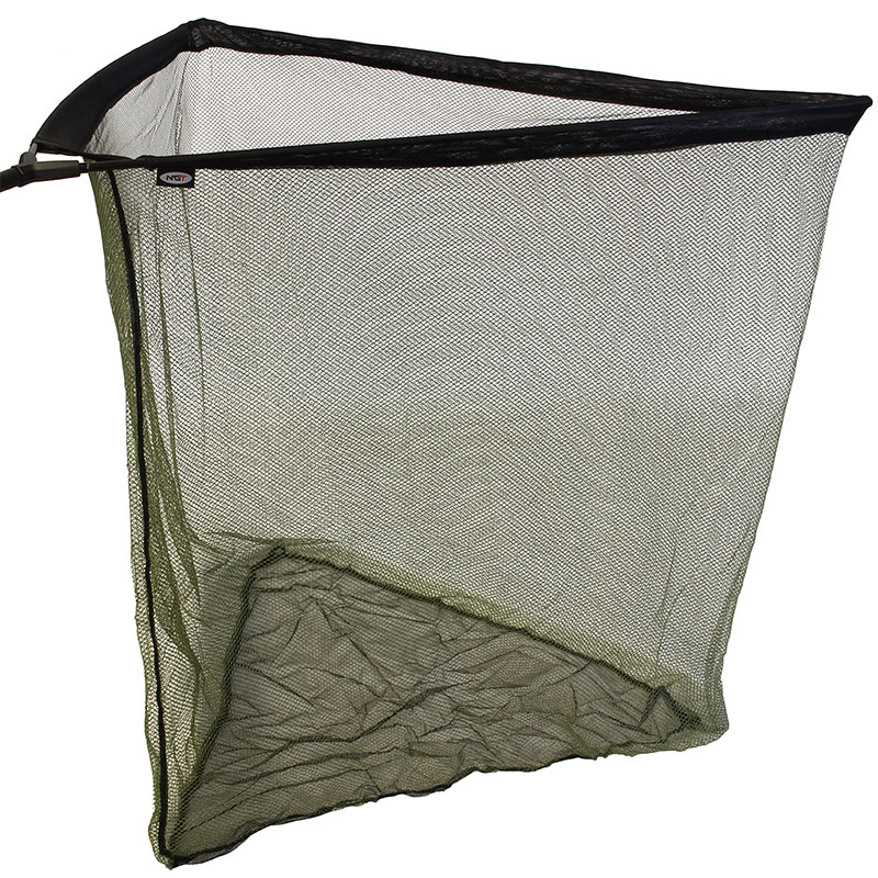 NGT 42' Specimen Net - Two-Tone Mesh with Plastic 'V' Block and Stink Bag