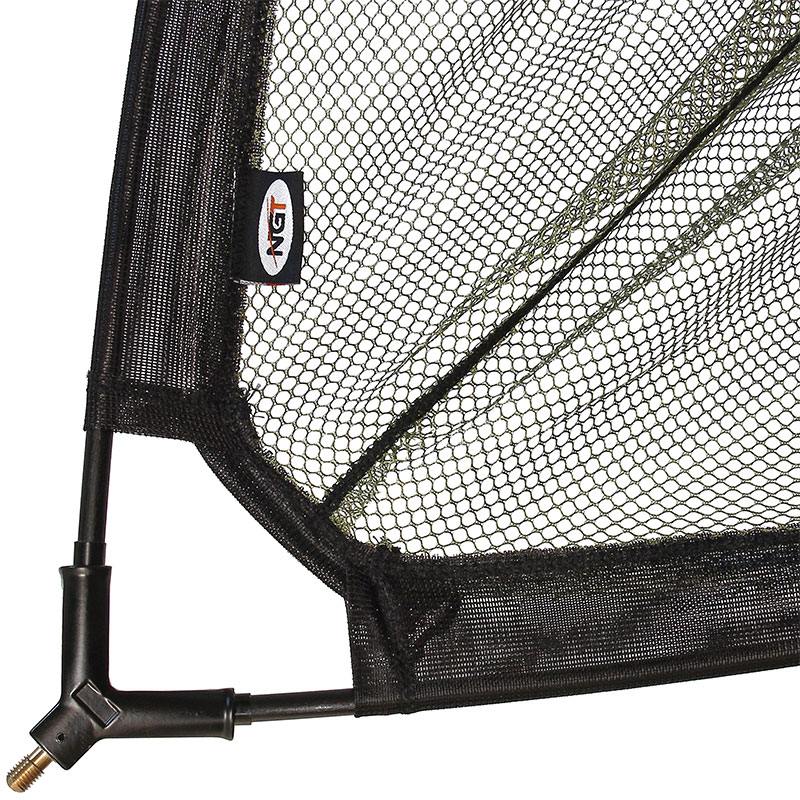NGT 36' Specimen Net - Two-Tone Mesh with Metal 'V' Block and Stink Bag