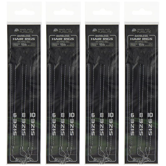 BARBLESS HAIR RIGS 6 PACK