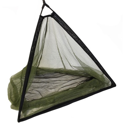 NGT 42' Specimen Net - Two-Tone Mesh with Plastic 'V' Block and Stink Bag