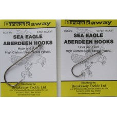 Breakaway Sea Eagle Aberdeen Hooks. Size 1s.