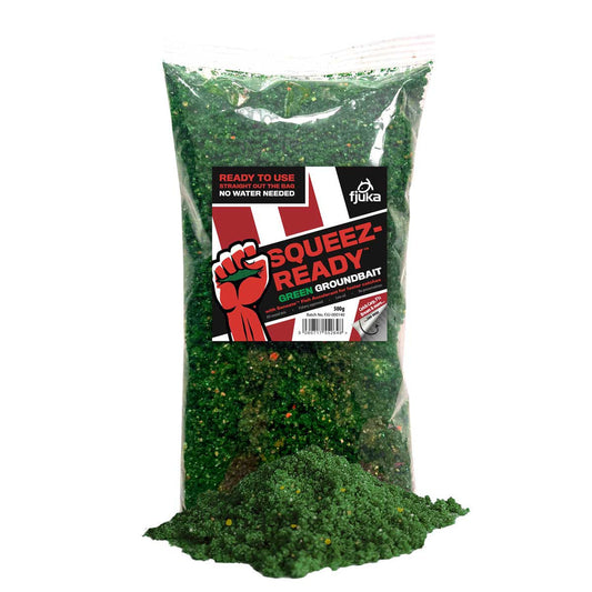 Fjuka Squeez Ready Green Ground Bait 500g