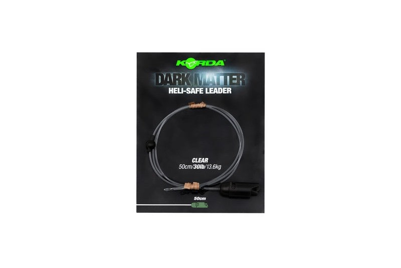 Korda - Dark Matter Leader Heli-Safe Clear 30lb 1m