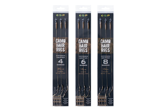 Esp Camo Hair Rigs 8 Barbed