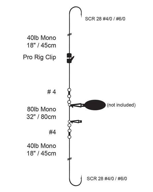 Cox & Rawle Cod Rig 4/0
