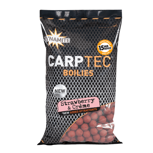 Carptec Strawberry & Cream 15mm Boilies