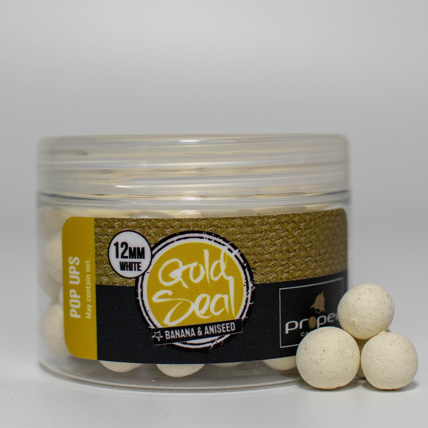 Proper Carp Bait Gold Seal Banana & Aniseed Pop Ups 12m