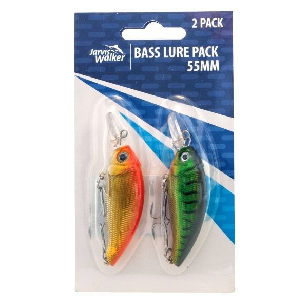 Jarvis Walker Bass Lure 55m 2Pack