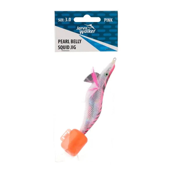 Jw Pearl Belly Squid Jig Orange