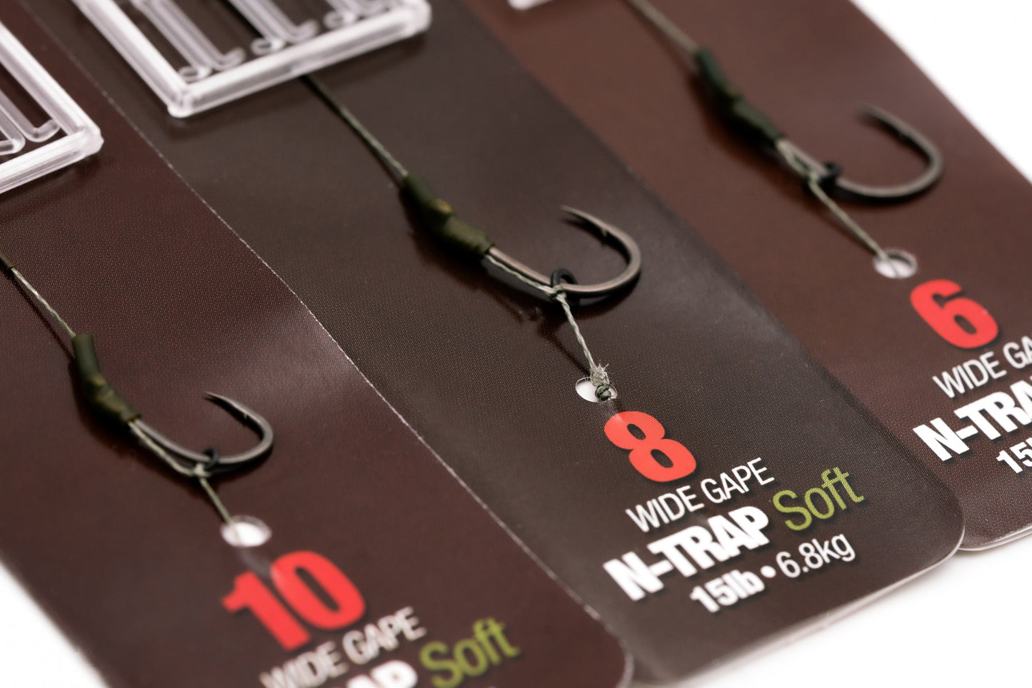 korda N Trap DF Rig Size Wide Gape 8 15lb Barbed