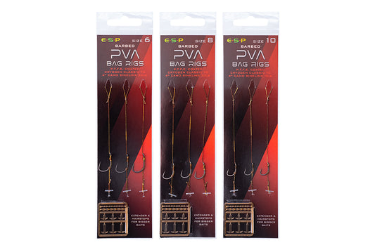 Esp Barbed PVA Bag Rig Size 8