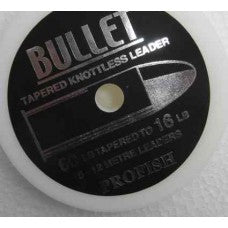 Bullet Tapered Knotless Leader 60lb Clear