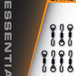 Fox Spinner Swivels Size 11