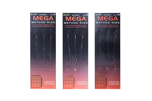 ESP Mega Method Rigs Barbed Size 6