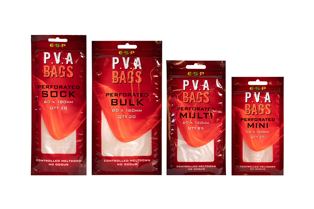 ESP PVA Bags Perforated Size Multi 60 x 120mm