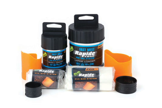 Fox EDGES™ Rapide™ Load PVA Bag System - Fast Melt Fast Melt 60mm x 130mm Bag - 25 Bags