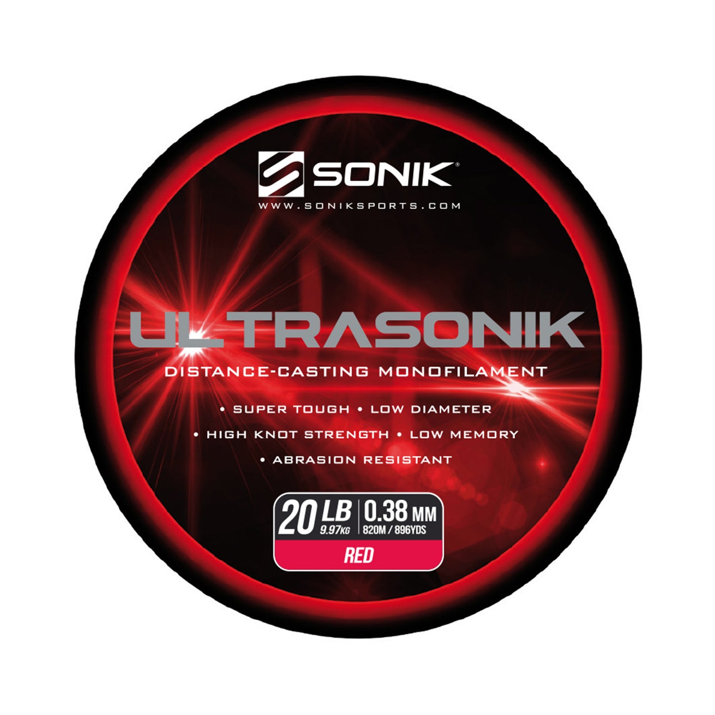 Sonik Ultra Mono Line Red 20lb