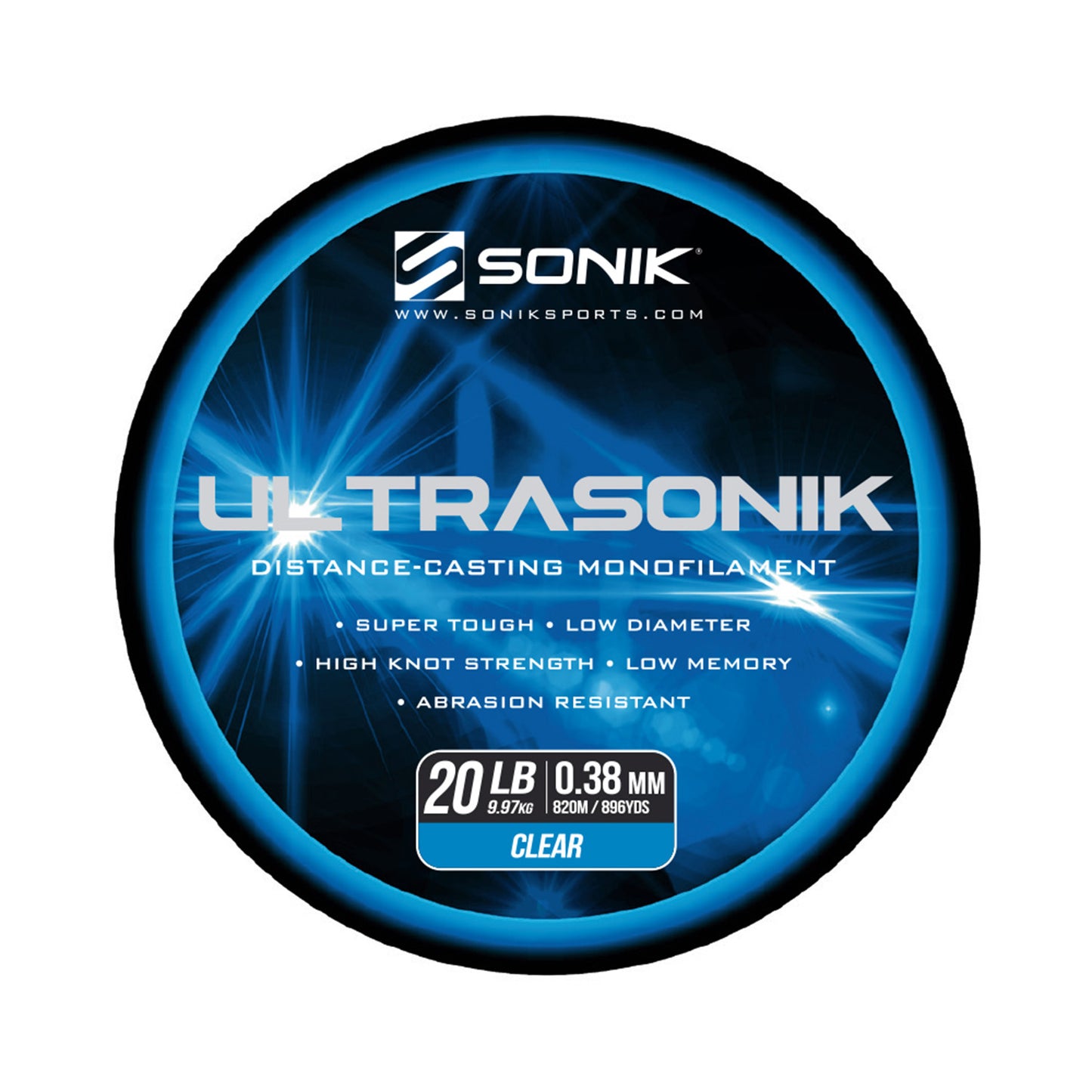 Sonik Ultra Mono Line 20lb Clear
