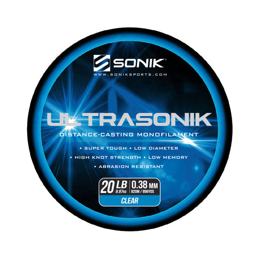 Sonik Ultra Mono Line 20lb Clear